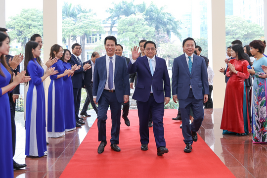 Thủ tướng Chính phủ Phạm Minh Chính dự Hội nghị tổng kết năm 2023 và triển khai nhiệm vụ năm 2024 của Ngành TN&MT
