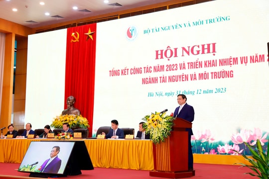 Thủ tướng Phạm Minh Chính: Nỗ lực của ngành TN&MT giúp giải phóng, phát huy các nguồn lực tài nguyên cho phát triển kinh tế, xã hội