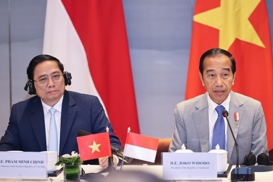 Thủ tướng Phạm Minh Chính và. Tổng thống Indonesia kêu gọi doanh nghiệp 2 nước tăng cường hợp tác, đầu tư