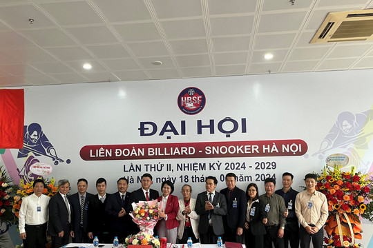 Liên đoàn Billiards & Snooker Hà Nội bầu Ban Chấp hành nhiệm kỳ II