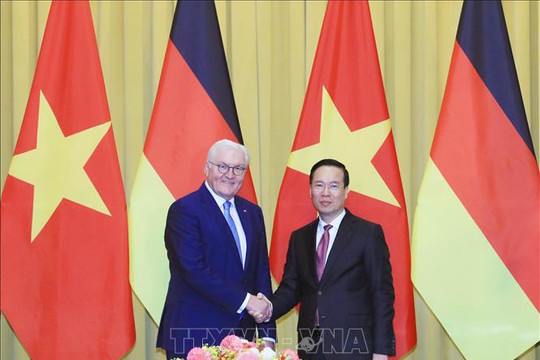 Chủ tịch nước Võ Văn Thưởng hội đàm với Tổng thống Đức