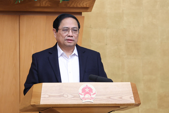 Thủ tướng Phạm Minh Chính chủ trì Phiên họp Chính phủ chuyên đề xây dựng pháp luật tháng 1/2024