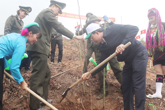 Quảng Ninh phát động Tết trồng cây “Đời đời nhớ ơn Bác Hồ” xuân Giáp Thìn 2024