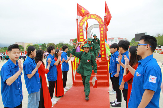 Sơn La: Hơn 1.700 tân binh lên đường nhập ngũ