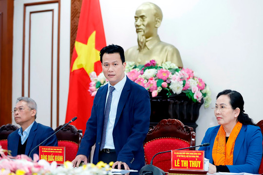 Bộ trưởng Đặng Quốc Khánh làm việc với Hà Nam về công tác quản lý nhà nước trong lĩnh vực tài nguyên môi trường