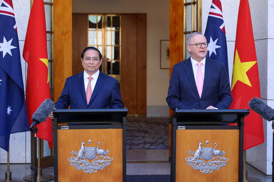 Tuyên bố chung về việc nâng cấp quan hệ lên Đối tác Chiến lược toàn diện giữa Việt Nam và Australia
