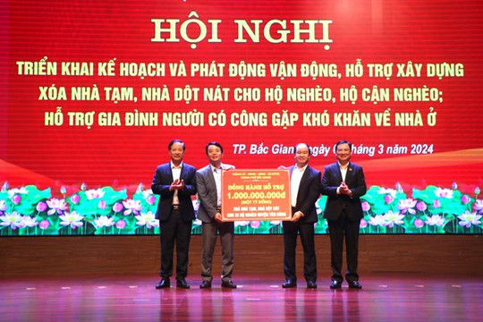 Thành phố Bắc Giang triển khai vận động, hỗ trợ xây dựng xoá nhà tạm, nhà dột nát cho hộ nghèo