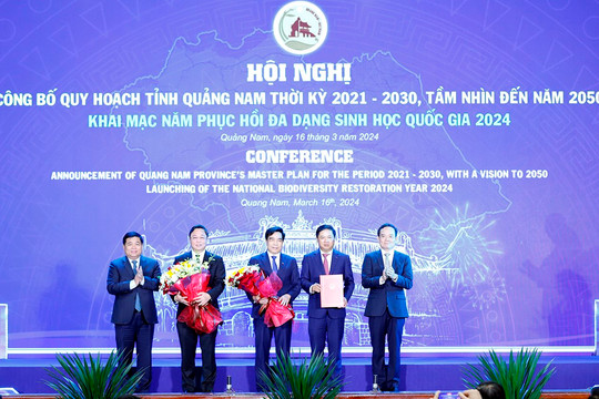 Phó Thủ tướng Trần Lưu Quang dự Lễ công bố Quy hoạch tỉnh Quảng Nam