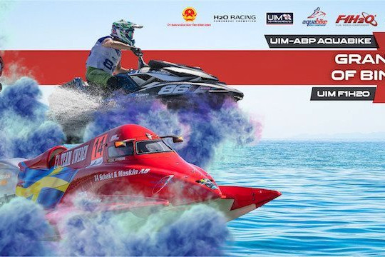 Bình Định: Giải đua môtô nước quốc tế UIM- ABP Aquabike World Championship đã sẵn sàng