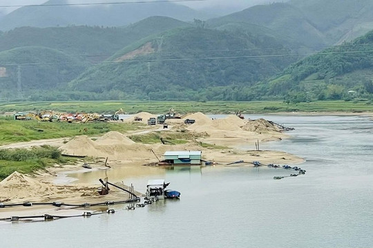 Hưng Yên: Chủ động ngăn chặn vi phạm  hoạt động khai thác, kinh doanh cát, sỏi