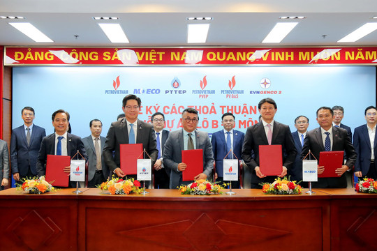 PV GAS ký kết các thoả thuận để triển khai chuỗi dự án khí điện Lô B – Ô Môn