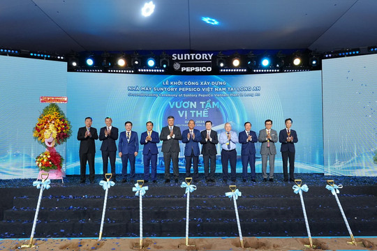 Suntory PepsiCo Việt Nam khởi công xây dựng nhà máy thứ 6 tại Long An
