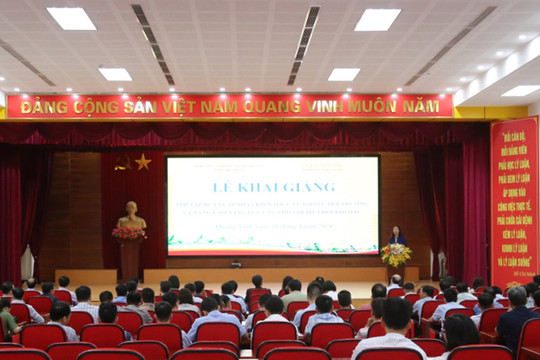 Quảng Ninh: Tập huấn về “Bảo vệ môi trường và nâng cao năng lực ứng phó với biến đổi khí hậu”