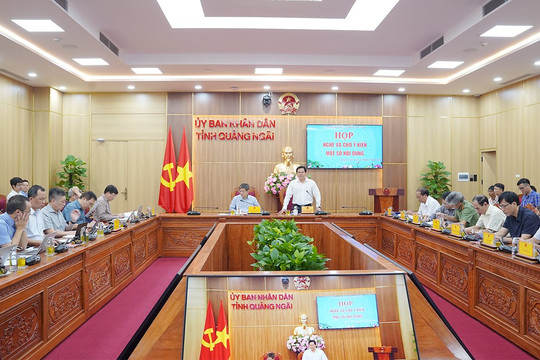 EVN và UBND tỉnh Quảng Ngãi tháo gỡ vướng mắc các dự án điện