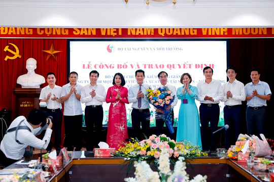 Đồng chí Lê Minh Hải được bổ nhiệm Chủ tịch, Tổng Giám đốc Công ty TNHH MTV Nhà xuất bản Tài nguyên – Môi trường và Bản đồ Việt Nam