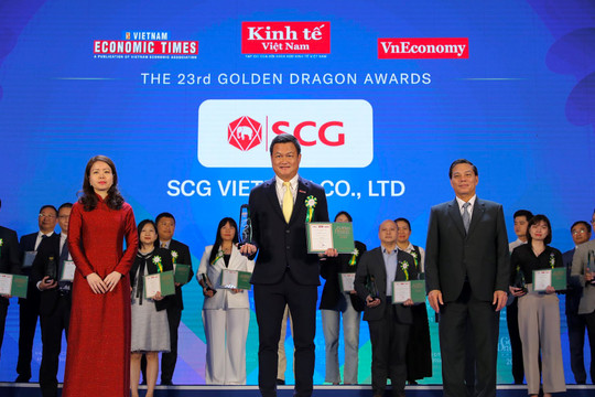 SCG doanh nghiệp FIEs tiêu biểu tại Lễ trao giải Rồng Vàng 2023-2024
