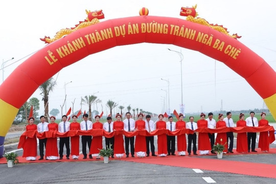 Thanh Hóa: Khánh thành nhiều tuyến đường giao thông quan trọng tại huyện Thiệu Hóa