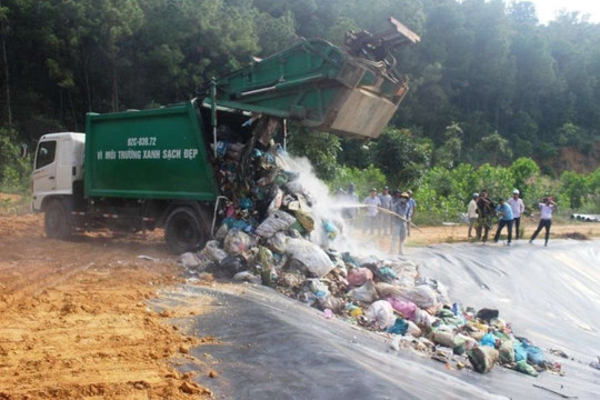 Đẩy nhanh tiến độ thực hiện các dự án xử lý chất thải rắn sinh hoạt trên địa bàn tỉnh Quảng Nam