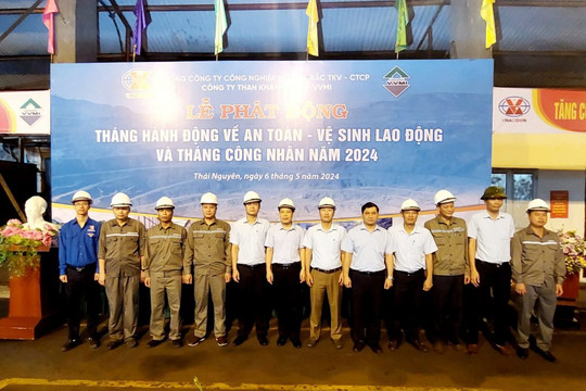 Tổng công ty Công nghiệp mỏ Việt Bắc TKV - CTCP: Đồng loạt ra quân Tháng công nhân - Tháng đảm bảo ATVSLĐ năm 2024
