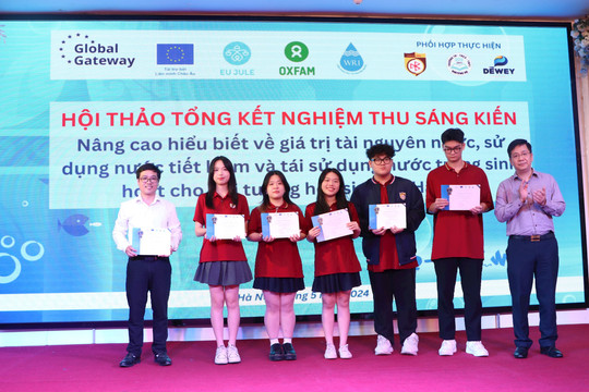 Nâng cao nhận thức về tài nguyên nước cho học sinh tại Hà Nội
