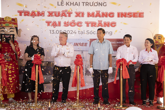 INSEE Việt Nam triển khai hoạt động trạm xuất xi măng tại Sóc Trăng
