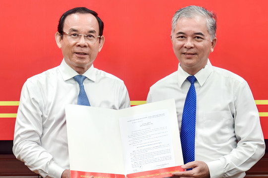 Phó Chủ tịch UBND TPHCM Ngô Minh Châu giữ chức Trưởng ban Nội chính Thành ủy