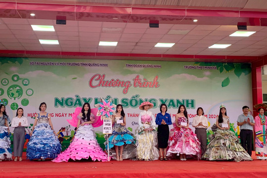 Quảng Ninh: Tổ chức Ngày hội sống xanh cho học sinh