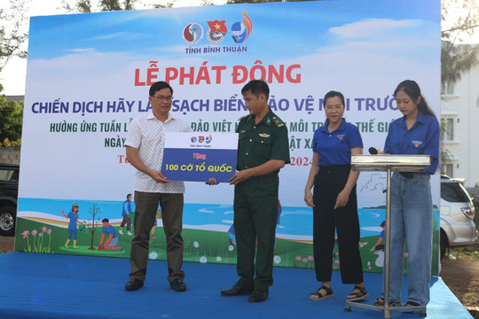 Bình Thuận: Phát động chiến dịch làm sạch biển