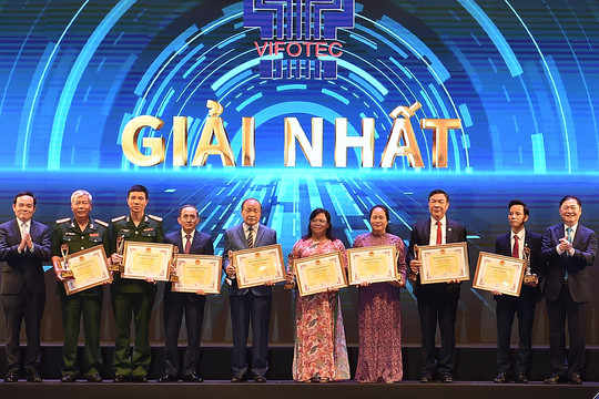 Trao Giải thưởng Sáng tạo Khoa học công nghệ Việt Nam năm 2023 cho 47 công trình xuất sắc