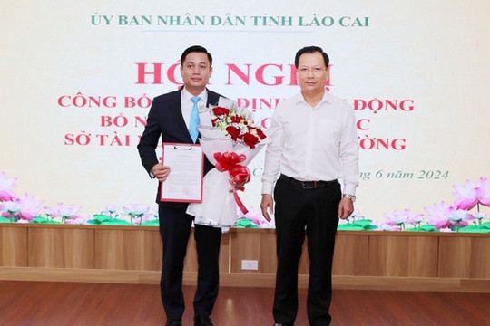 Ông Phạm Năng Chung được bổ nhiệm làm Phó Giám đốc Sở TN&MT Lào Cai