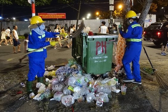 Đà Nẵng: Kêu gọi không xả rác trong đêm diễn ra lễ hội pháo hoa quốc tế