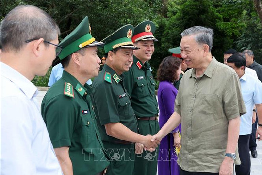 Chủ tịch nước Tô Lâm thăm nơi thành lập Đội Việt Nam Tuyên truyền giải phóng quân