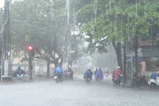 Thời tiết ngày 9/6: Nhiều khu vực trên cả nước có mưa vừa đến mưa to