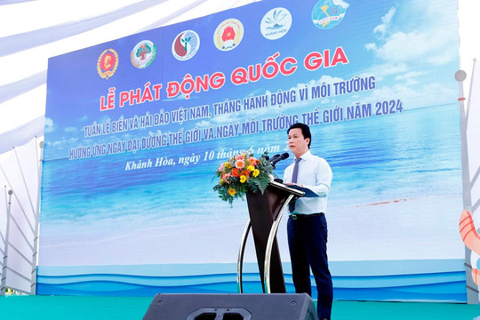 Bộ trưởng Bộ TN&MT phát động Tuần lễ biển và hải đảo Việt Nam, Tháng hành động vì môi trường