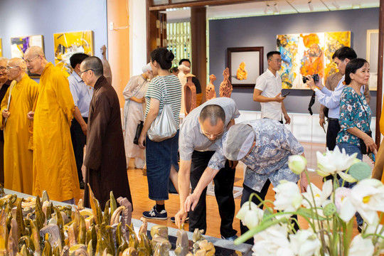 Triển lãm mỹ thuật văn hóa Phật giáo - Festival Huế 2024