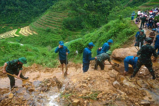 Hà Giang khẩn trương khắc phục thiệt hại sau mưa lũ