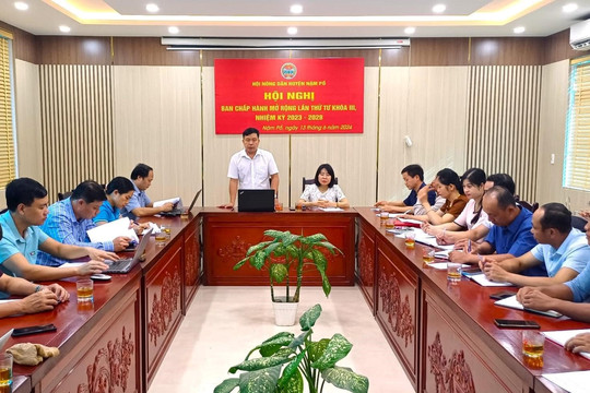 Hội Nông dân huyện Nậm Pồ sơ kết 6 tháng đầu năm 2024