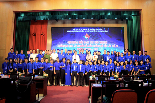 Đoàn trường Đại học TN&MT Hà Nội tổ chức thành công Đại hội nhiệm kỳ 2024 - 2027