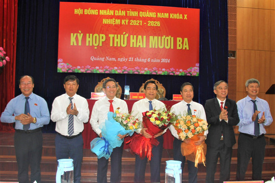 Ông Lê Văn Dũng được bầu giữ chức vụ Chủ tịch UBND tỉnh Quảng Nam