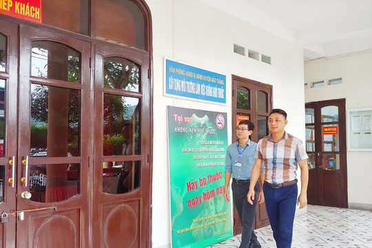 Bảo Thắng (Lào Cai): Hướng tới xây dựng “công sở không khói thuốc”