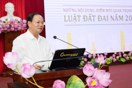 Bộ TN&MT phổ biến Luật Đất đai 2024 tại tỉnh Thừa Thiên – Huế