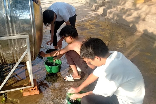 Điện Biên khắc phục tình trạng thiếu nước sinh hoạt