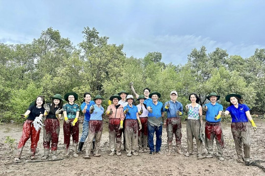 Dự án khí Lô B ra quân trồng 3.000 cây xanh tại Cà Mau