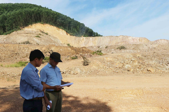 Thừa Thiên - Huế: Tăng cường quản lý, sử dụng đất đối với các dự án khai thác khoáng sản