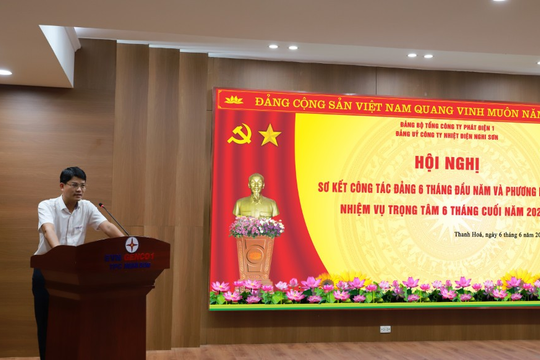 Đảng bộ Công ty Nhiệt điện Nghi Sơn sơ kết công tác đảng 6 tháng đầu năm 2024