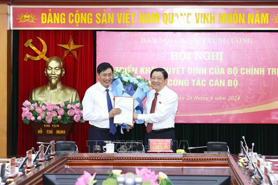 Điều động, bổ nhiệm Bí thư Tỉnh ủy Sơn La Nguyễn Hữu Đông làm Phó Trưởng Ban Nội chính Trung ương