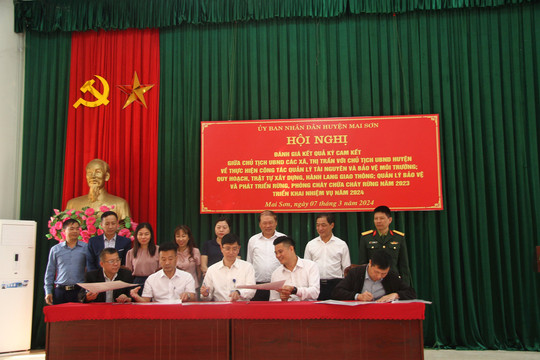 Xây dựng kế hoạch khắc phục hạn chế trong quản lý TN&MT huyện Mai Sơn