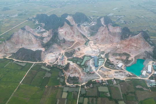Thanh Hóa: Công ty Huyền Quý bị xử phạt do vi phạm quy định trong khai thác khoáng sản