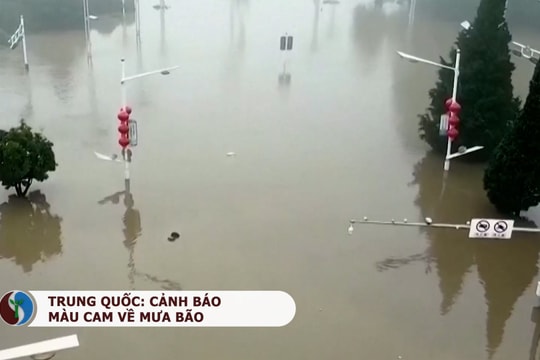 Trung Quốc: Cảnh báo cam về mưa bão