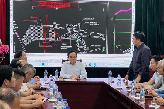 Phó Thủ tướng Trần Lưu Quang chỉ đạo khắc phục hậu quả vụ tai nạn hầm lò tại Quảng Ninh